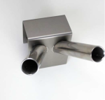 Bracket for handrail for 2 poles
