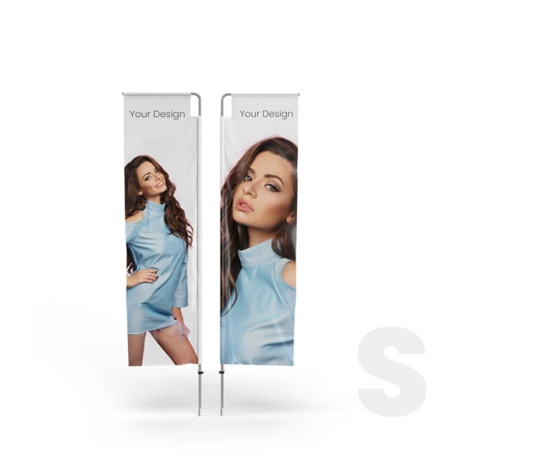 Beachflaga Premium Square S - dwustronna.webp