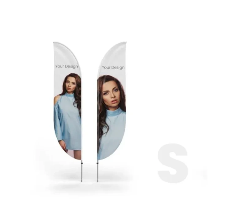 Beachflaga Standard Crest S - dwustronna.webp